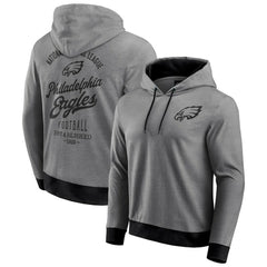 Fanatics Philadelphia Eagles Darius Rucker Collection Tonal Knit Pullover Hoodie Gray