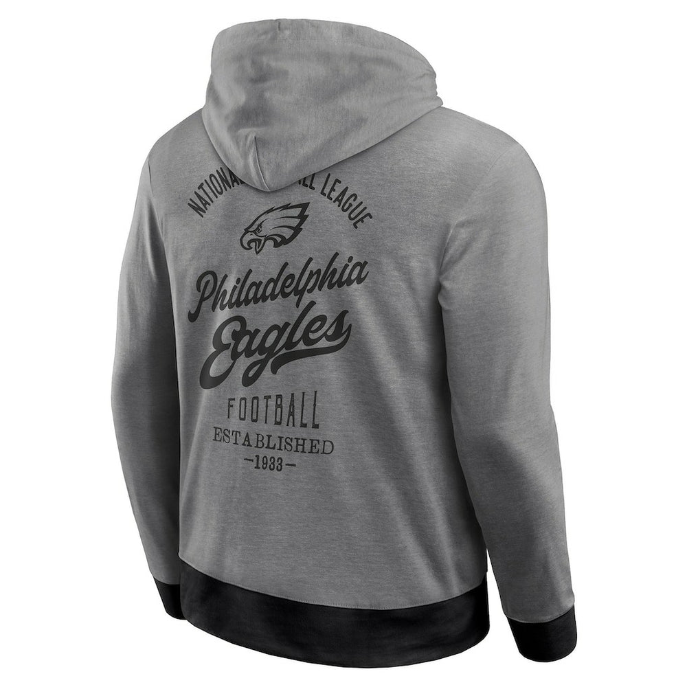 Fanatics Philadelphia Eagles Darius Rucker Collection Tonal Knit Pullover Hoodie Gray