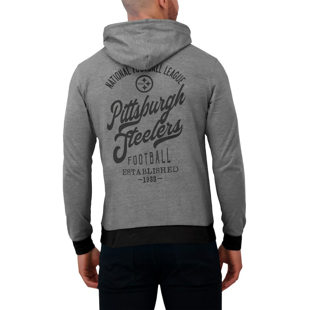 Fanatics Pittsburgh Steelers Darius Rucker Collection Tonal Knit Pullover Hoodie Black