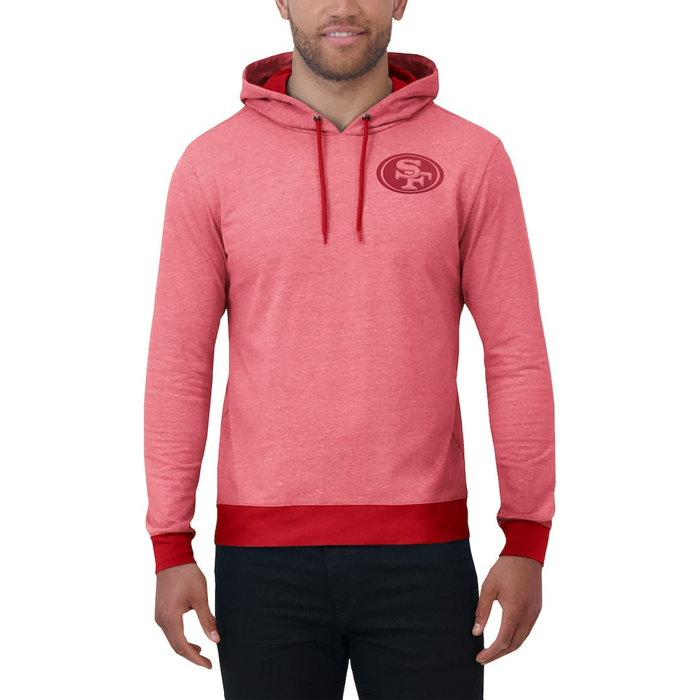 Fanatics San Francisco 49ers Darius Rucker Collection Tonal Knit Pullover Hoodie Scarlet