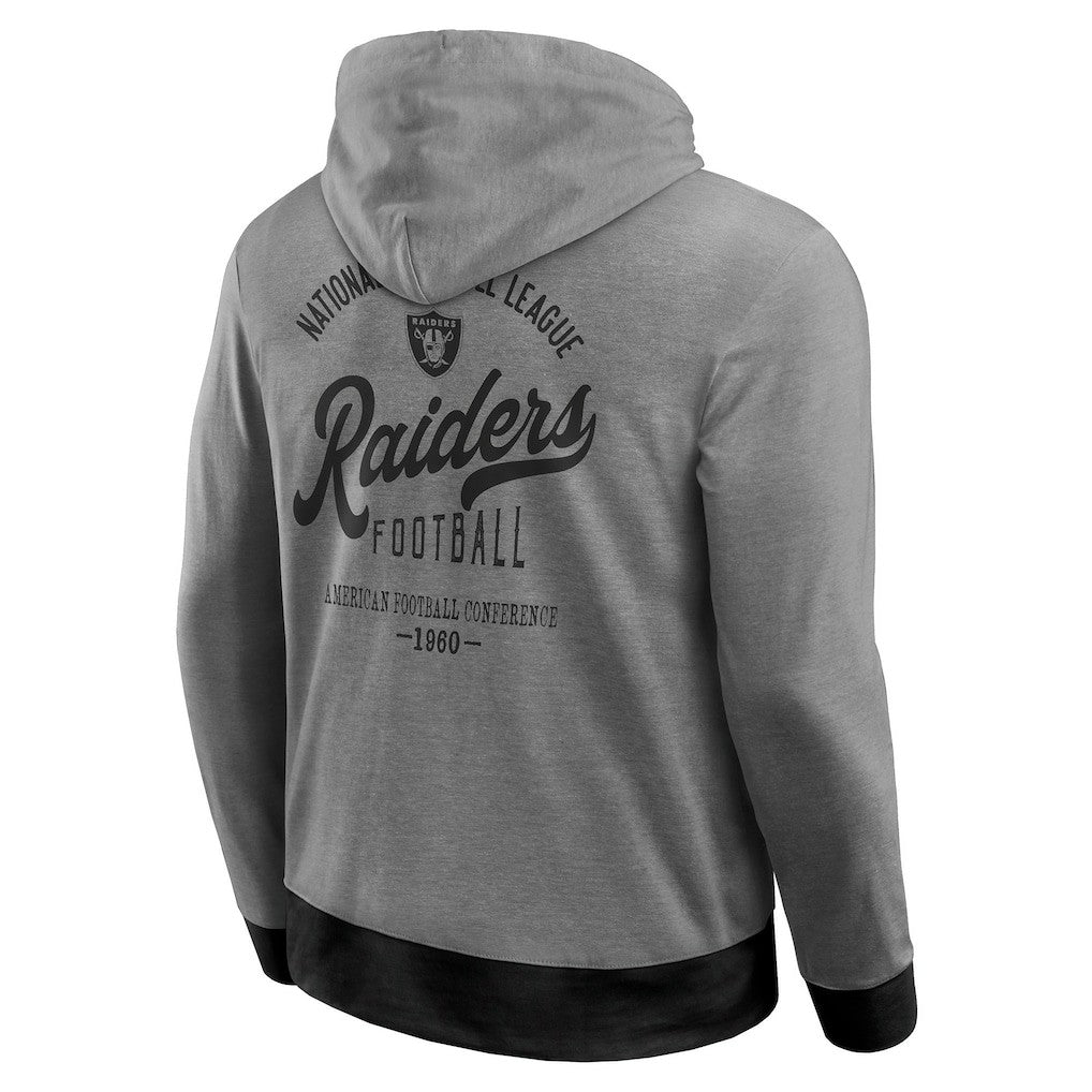 Fanatics Las Vegas Raiders Darius Rucker Collection Tonal Knit Pullover Hoodie Black