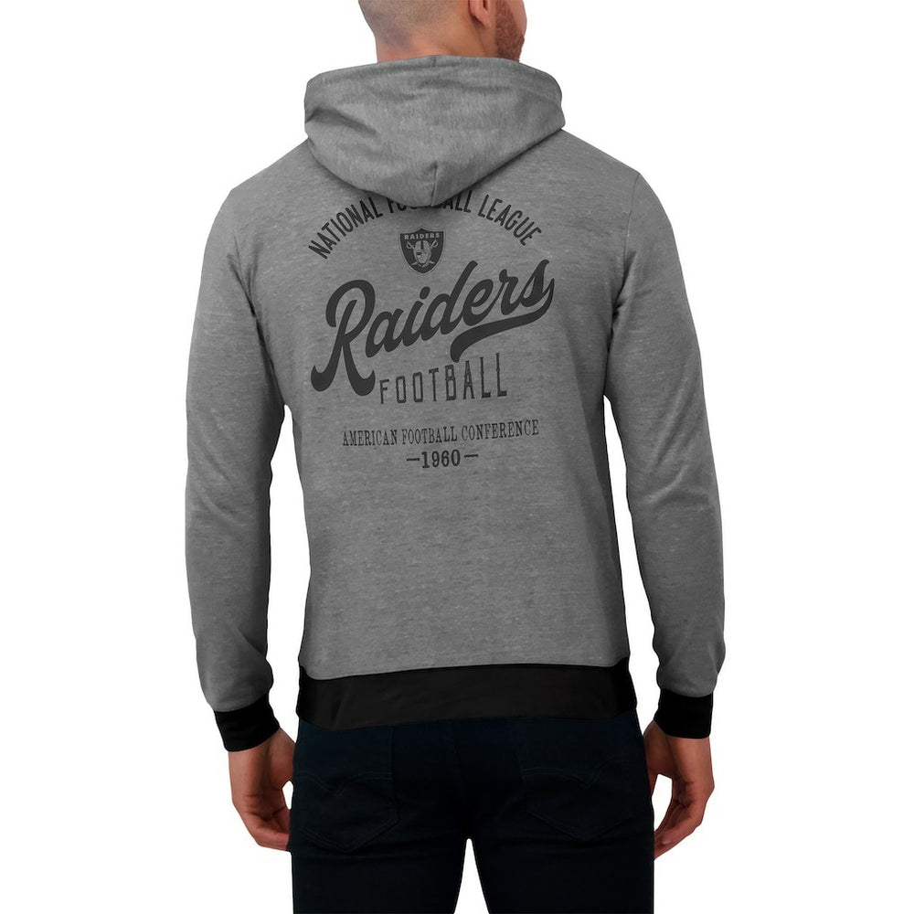 Fanatics Las Vegas Raiders Darius Rucker Collection Tonal Knit Pullover Hoodie Black