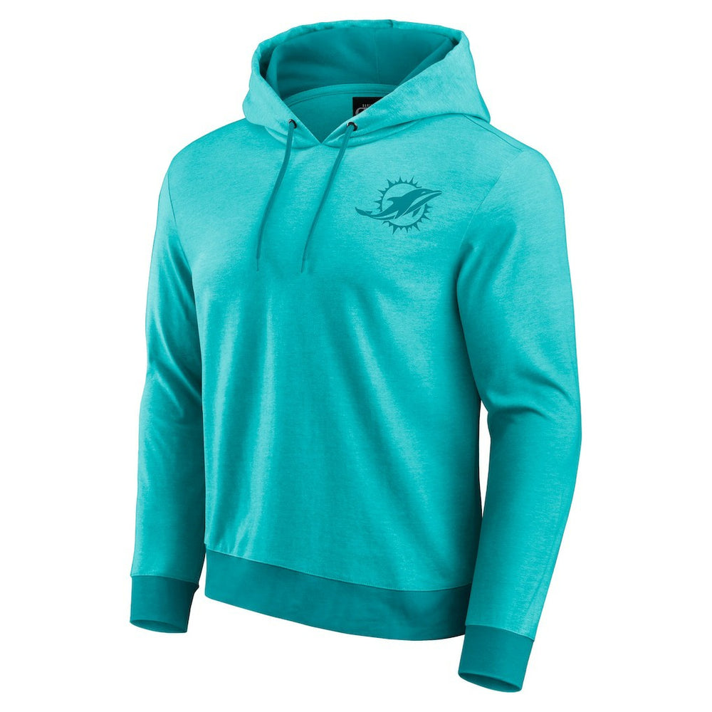 Fanatics Miami Dolphins Darius Rucker Collection Tonal Knit Pullover Hoodie Aqua