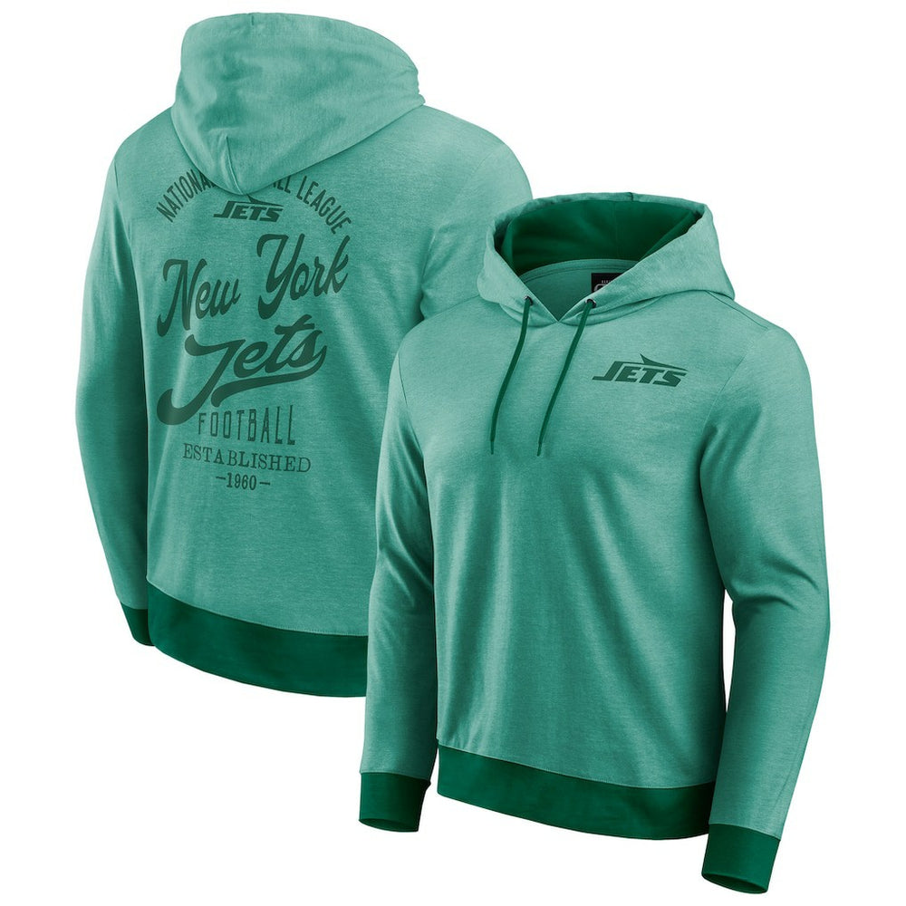 Fanatics New York Jets Darius Rucker Collection Tonal Knit Pullover Hoodie Green