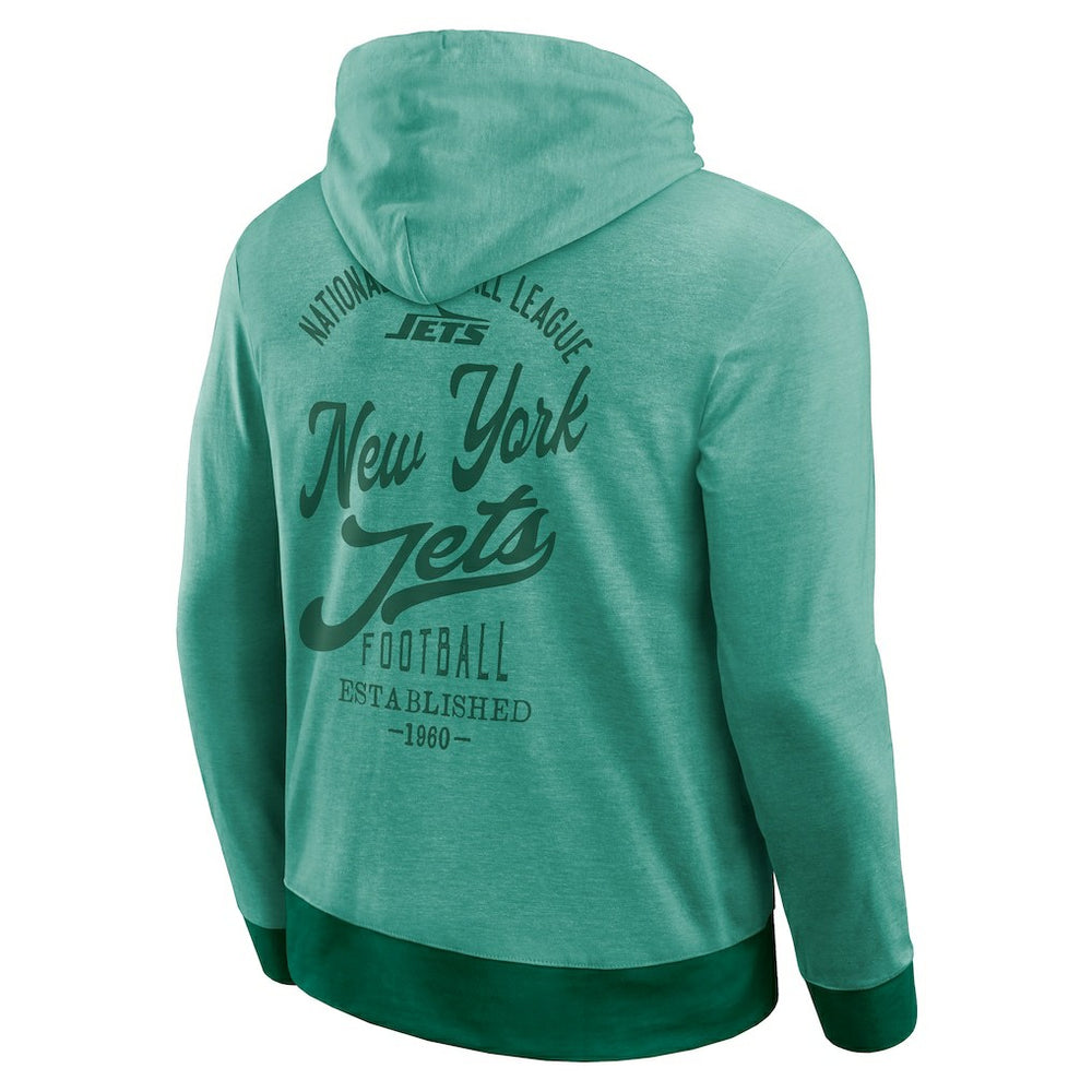 Fanatics New York Jets Darius Rucker Collection Tonal Knit Pullover Hoodie Green