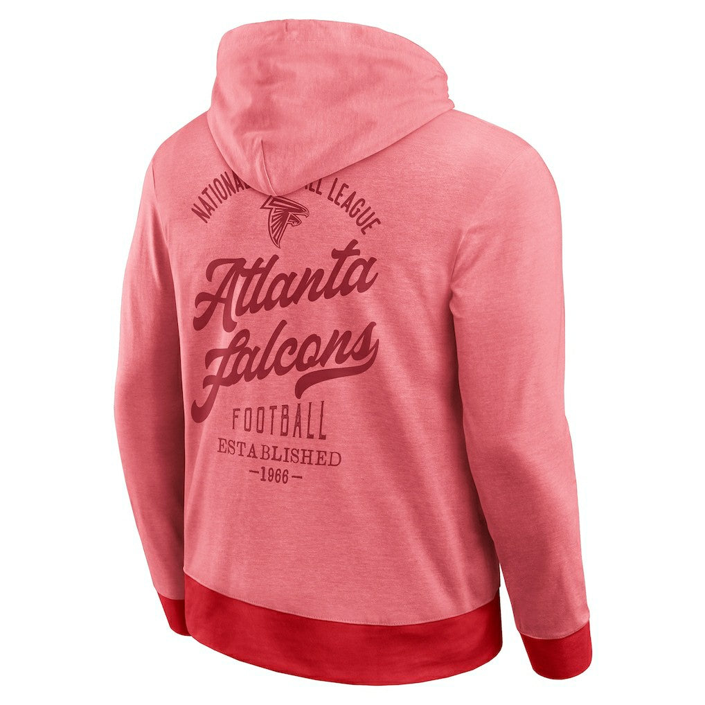 Fanatics Atlanta Falcons Darius Rucker Collection Tonal Knit Pullover Hoodie Red