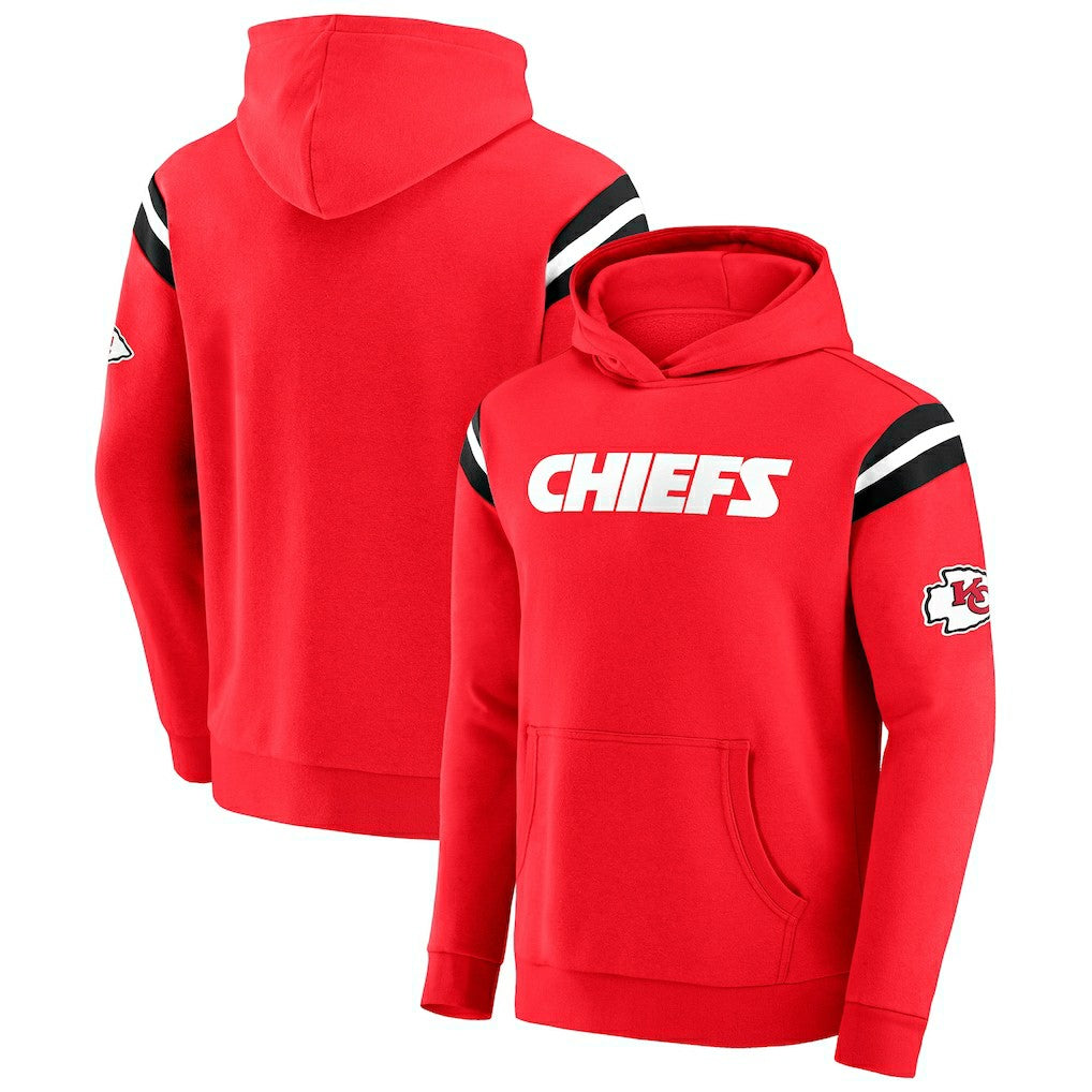 Fanatics Kansas City Chiefs Darius Rucker Collection Football Washed Pullover Hoodie Red