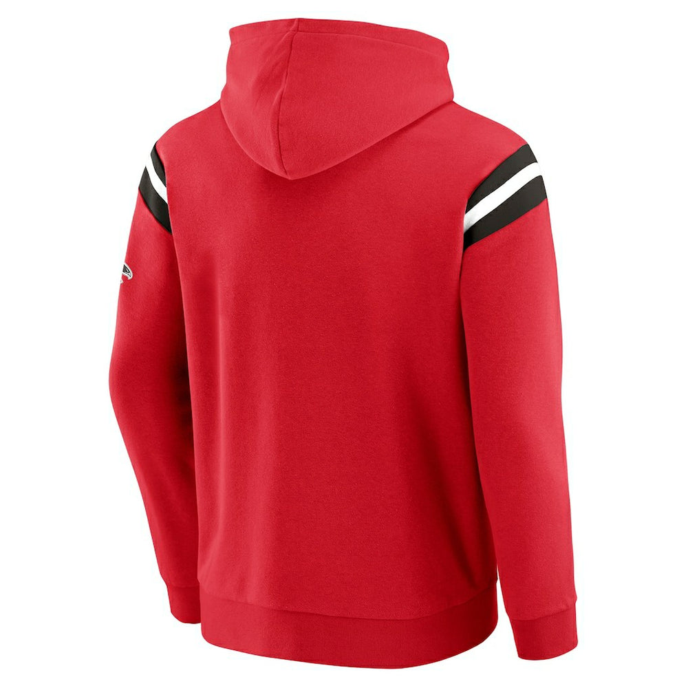 Fanatics Atlanta Falcons Darius Rucker Collection Football Washed Pullover Hoodie Red