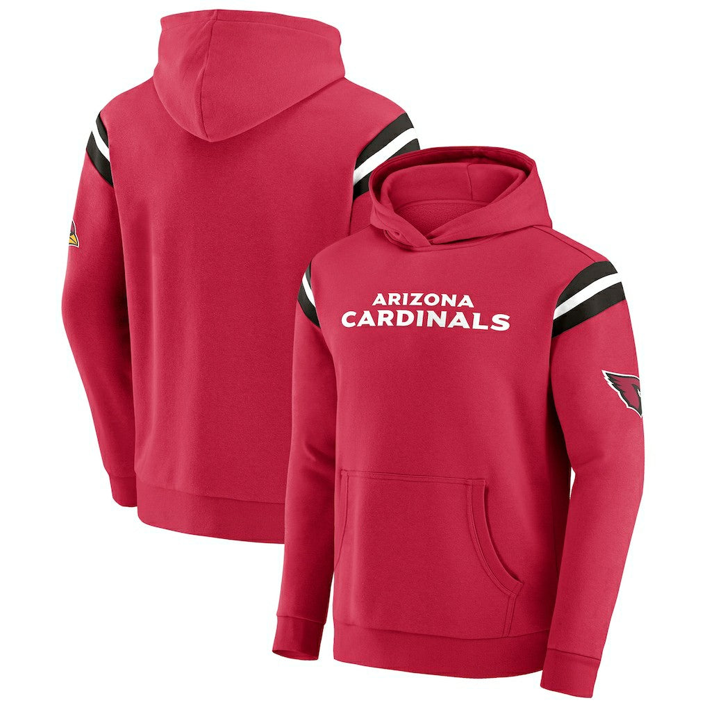 Fanatics Arizona Cardinals Darius Rucker Collection Football Washed Pullover Hoodie Cardinal