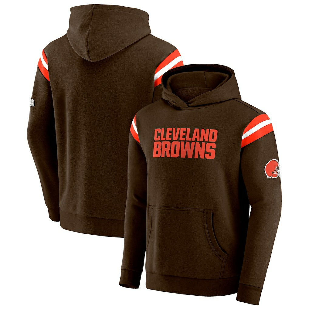 Fanatics Cleveland Browns Darius Rucker Collection Football Washed Pullover Hoodie Brown
