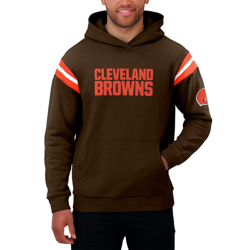 Fanatics Cleveland Browns Darius Rucker Collection Football Washed Pullover Hoodie Brown