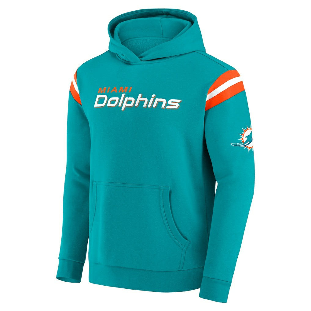 Fanatics Miami Dolphins Darius Rucker Collection Football Washed Pullover Hoodie Aqua