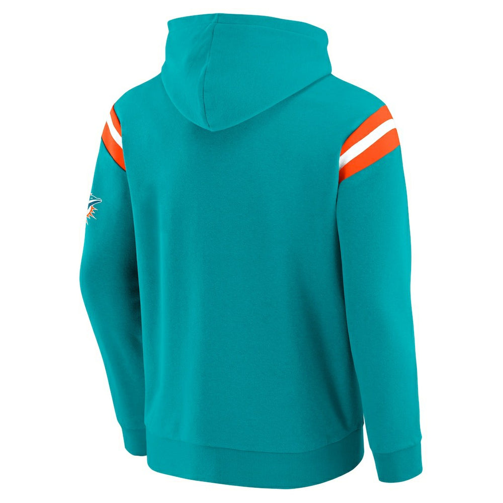 Fanatics Miami Dolphins Darius Rucker Collection Football Washed Pullover Hoodie Aqua