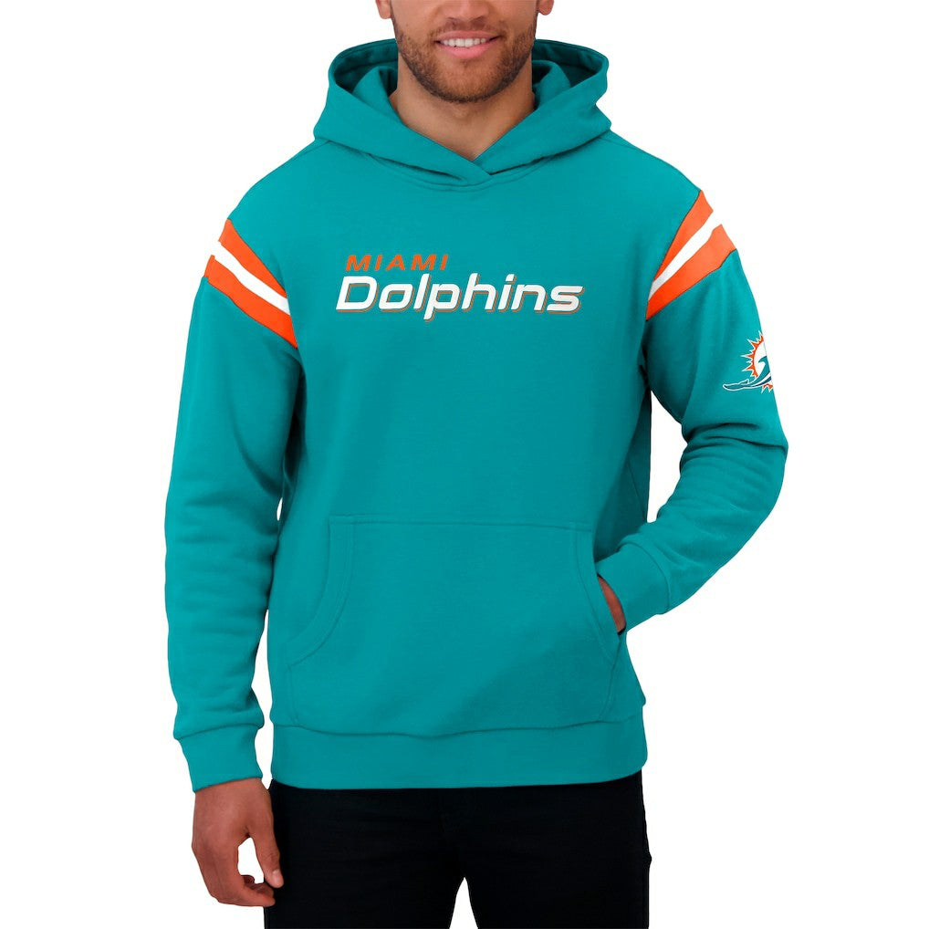 Fanatics Miami Dolphins Darius Rucker Collection Football Washed Pullover Hoodie Aqua