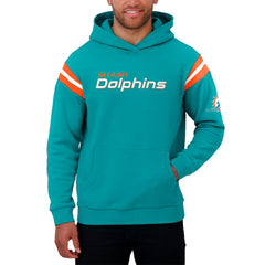 Fanatics Miami Dolphins Darius Rucker Collection Football Washed Pullover Hoodie Aqua