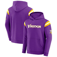 Fanatics Minnesota Vikings Darius Rucker Collection Football Washed Pullover Hoodie Purple