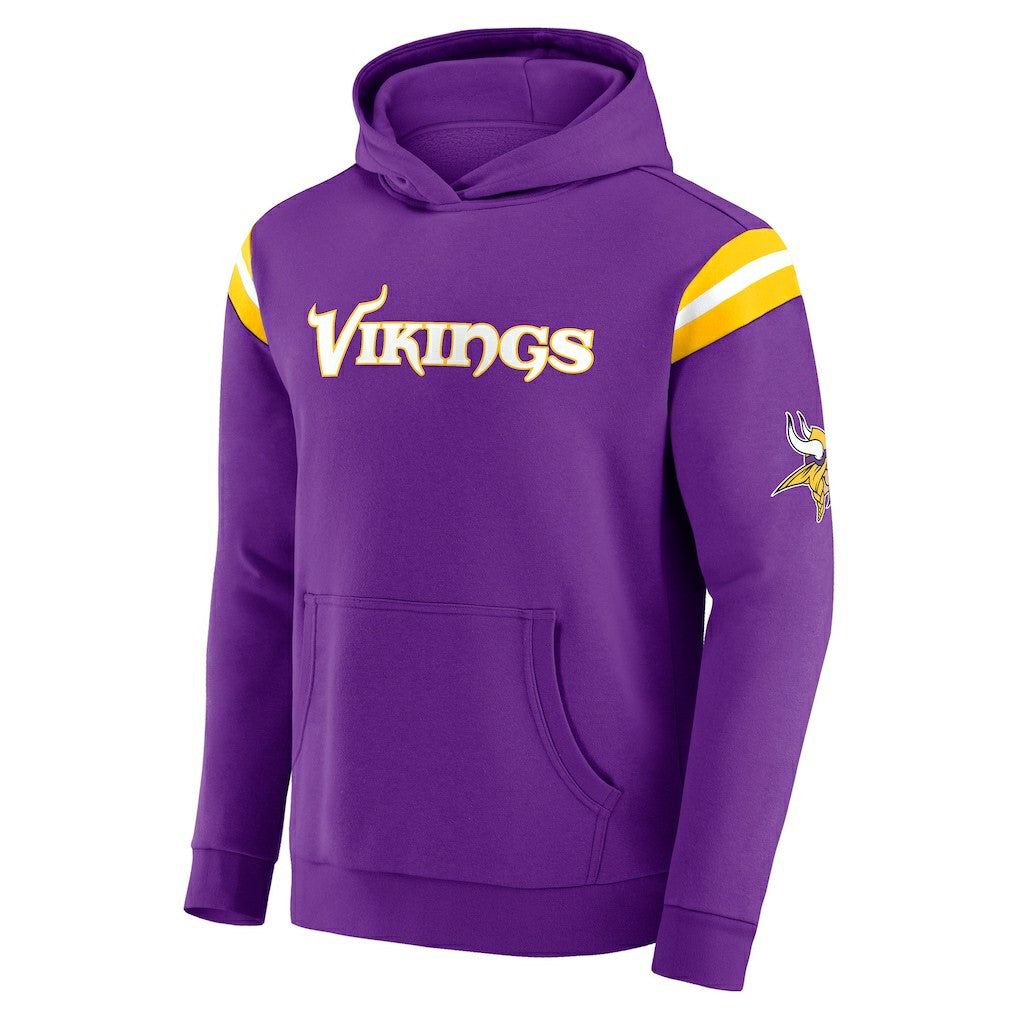 Fanatics Minnesota Vikings Darius Rucker Collection Football Washed Pullover Hoodie Purple