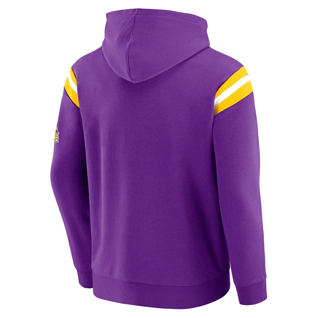 Fanatics Minnesota Vikings Darius Rucker Collection Football Washed Pullover Hoodie Purple