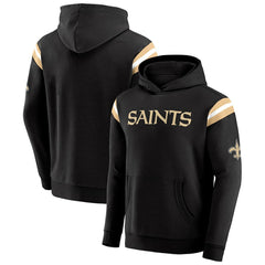 Fanatics New Orleans Saints Darius Rucker Collection Football Washed Pullover Hoodie Black