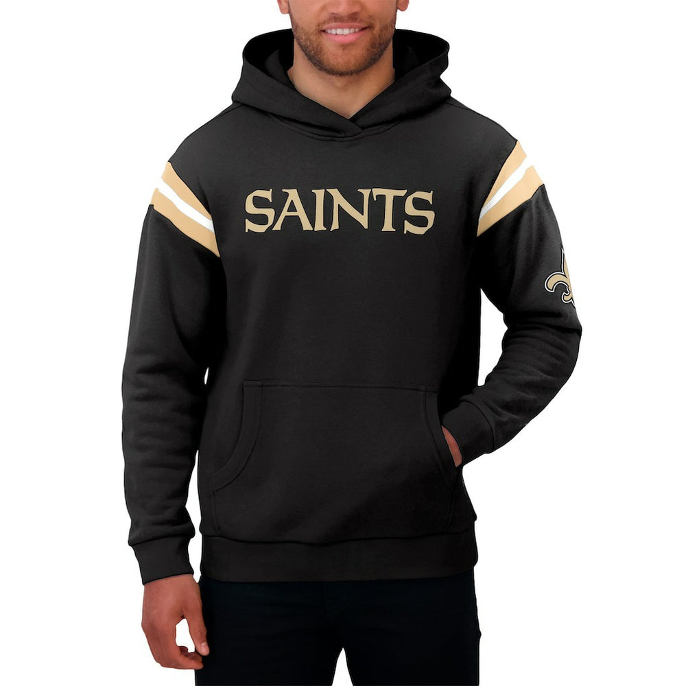 Fanatics New Orleans Saints Darius Rucker Collection Football Washed Pullover Hoodie Black
