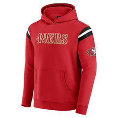 Fanatics San Francisco 49ers Darius Rucker Collection Football Washed Pullover Hoodie Scarlet