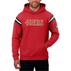 Fanatics San Francisco 49ers Darius Rucker Collection Football Washed Pullover Hoodie Scarlet