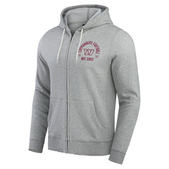 Fanatics Washington Commanders Darius Rucker Collection Vintage Stripe Full-Zip Hoodie Heather Gray