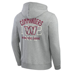 Fanatics Washington Commanders Darius Rucker Collection Vintage Stripe Full-Zip Hoodie Heather Gray