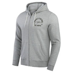 Fanatics Cincinnati Bengals Darius Rucker Collection Vintage Stripe Full-Zip Hoodie Heather Gray