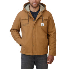 Fanatics New Orleans Saints Darius Rucker Collection Canvas Full-Zip Hoodie Jacket Tan