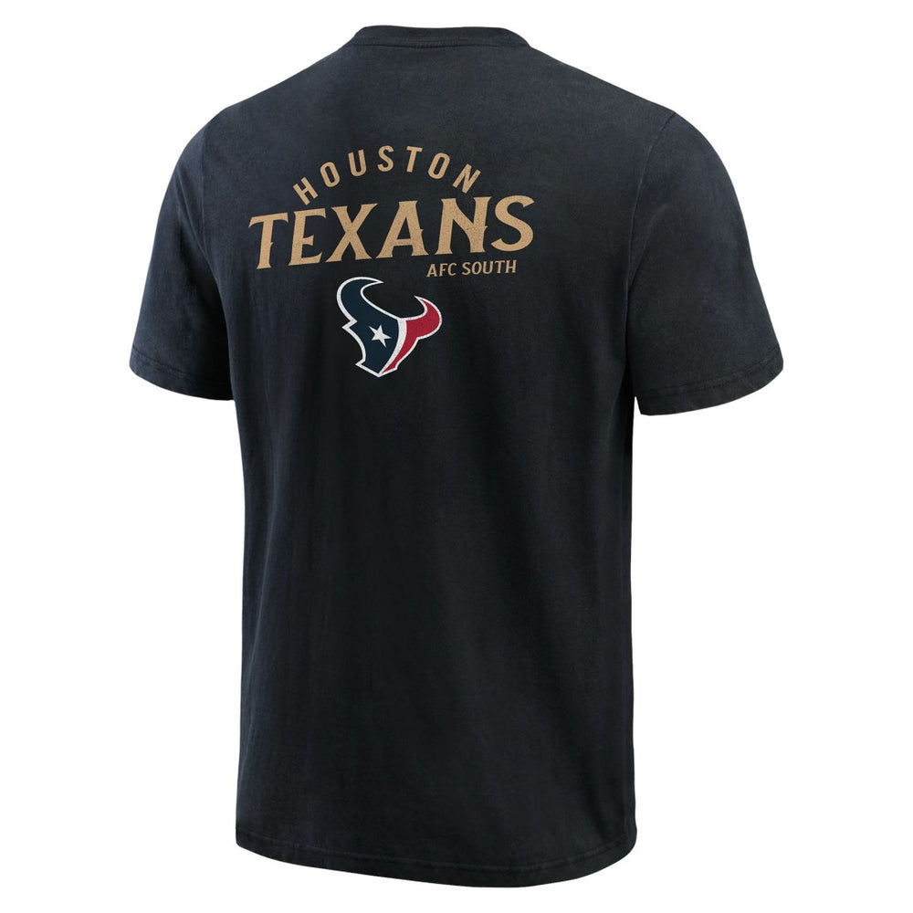 Fanatics Houston Texans Darius Rucker Collection Washed Henley T-Shirt Black
