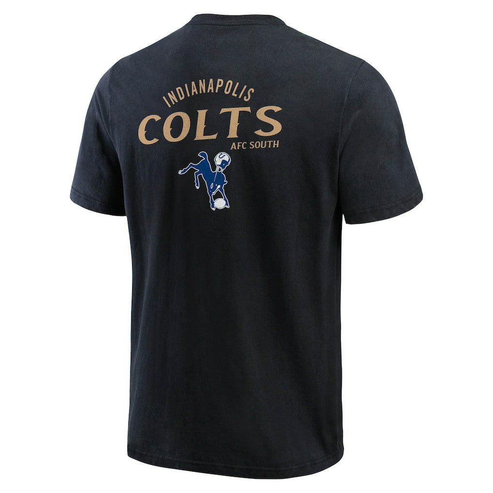 Fanatics Indianapolis Colts Darius Rucker Collection Washed Henley T-Shirt Black