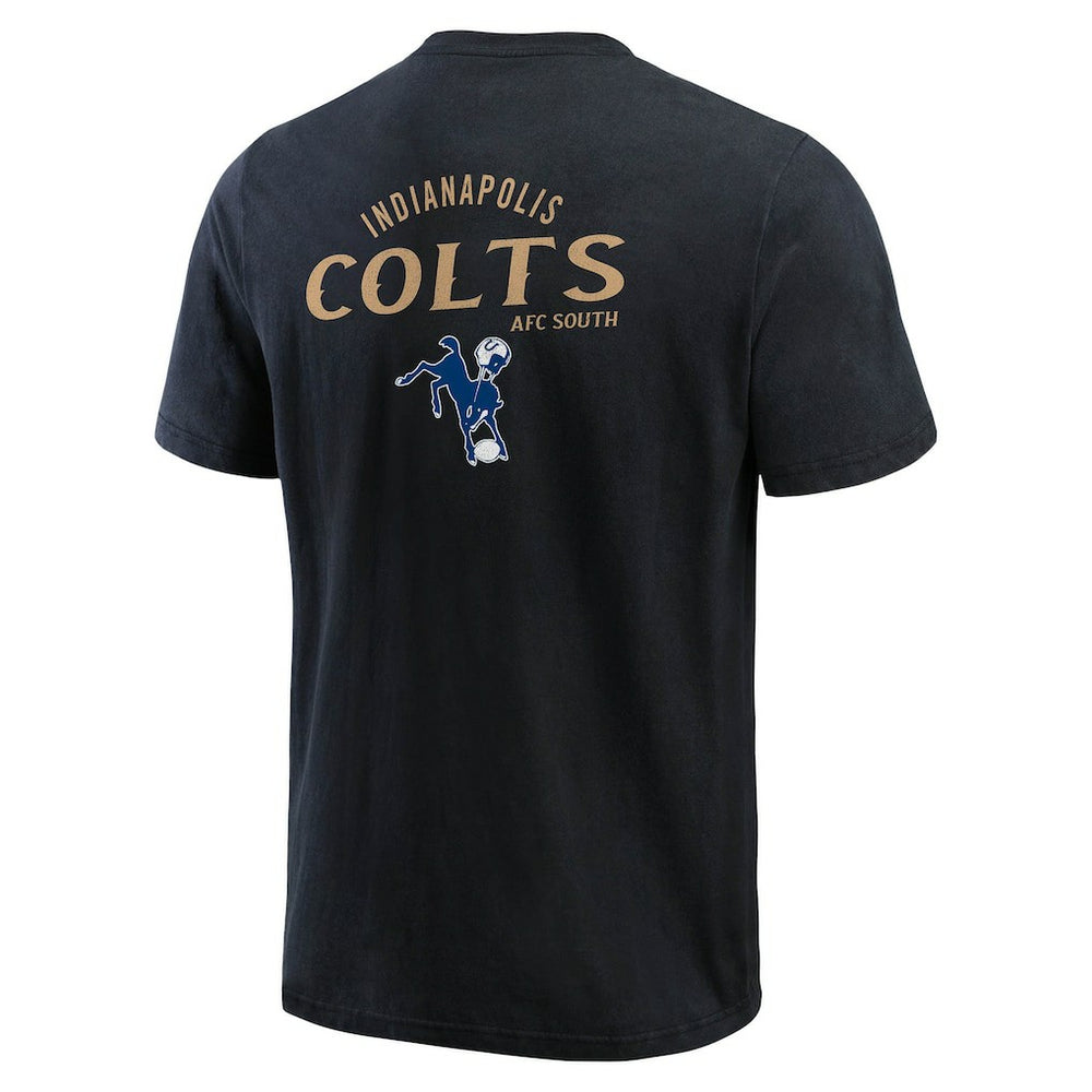 Fanatics Indianapolis Colts Darius Rucker Collection Washed Henley T-Shirt Black