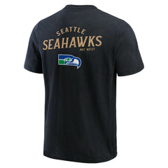 Fanatics Seattle Seahawks Darius Rucker Collection Washed Henley T-Shirt Black