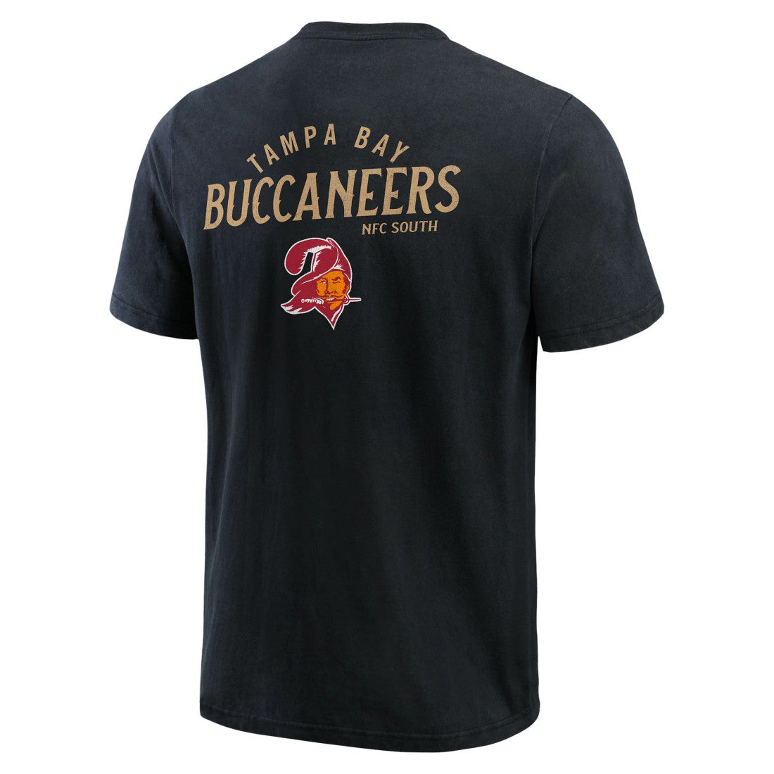 Fanatics Tampa Bay Buccaneers Darius Rucker Collection Washed Henley T-Shirt Black