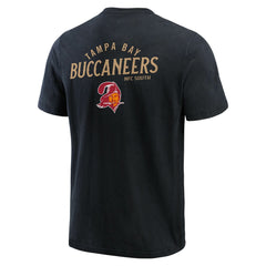 Fanatics Tampa Bay Buccaneers Darius Rucker Collection Washed Henley T-Shirt Black