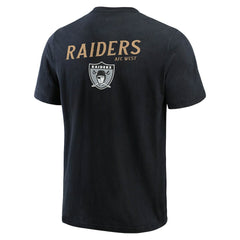 Fanatics Las Vegas Raiders Darius Rucker Collection Washed Henley T-Shirt Black