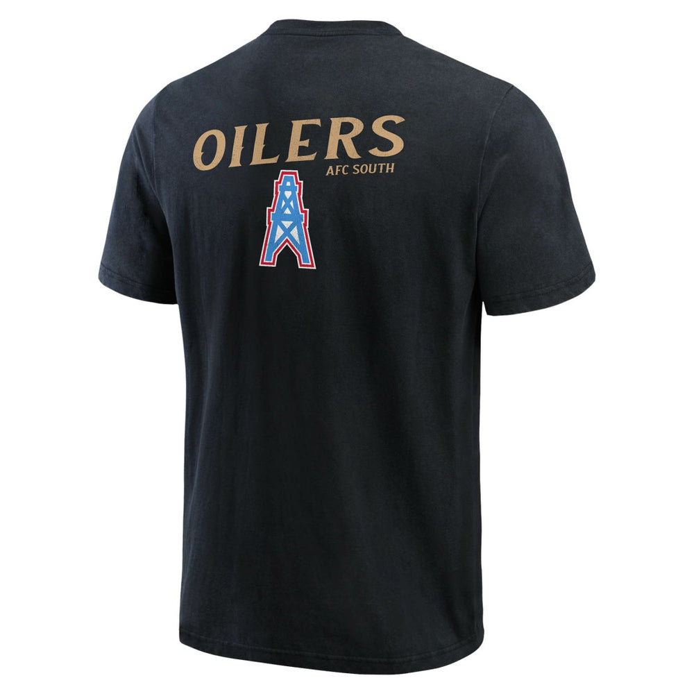 Fanatics Tennessee Titans Darius Rucker Collection Washed Henley T-Shirt Black
