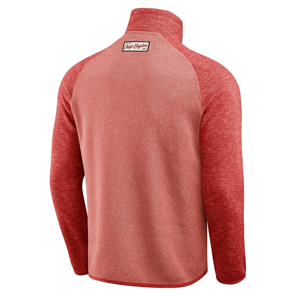 Fanatics Kansas City Chiefs Darius Rucker Collection Tonal Quarter-Zip Jacket Red