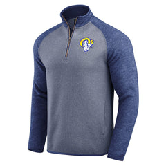 Fanatics Los Angeles Rams Darius Rucker Collection Tonal Quarter-Zip Jacket Blue