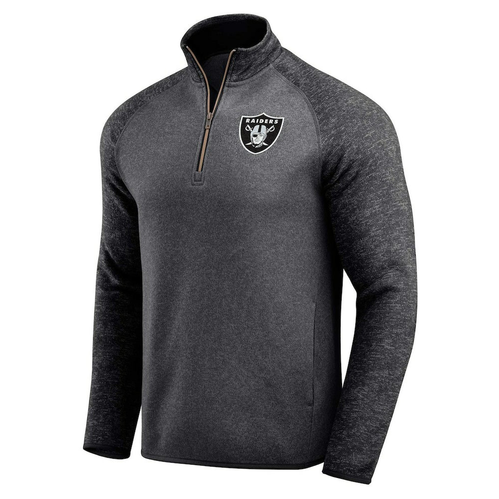 Fanatics Las Vegas Raiders Darius Rucker Collection Tonal Quarter-Zip Jacket Black