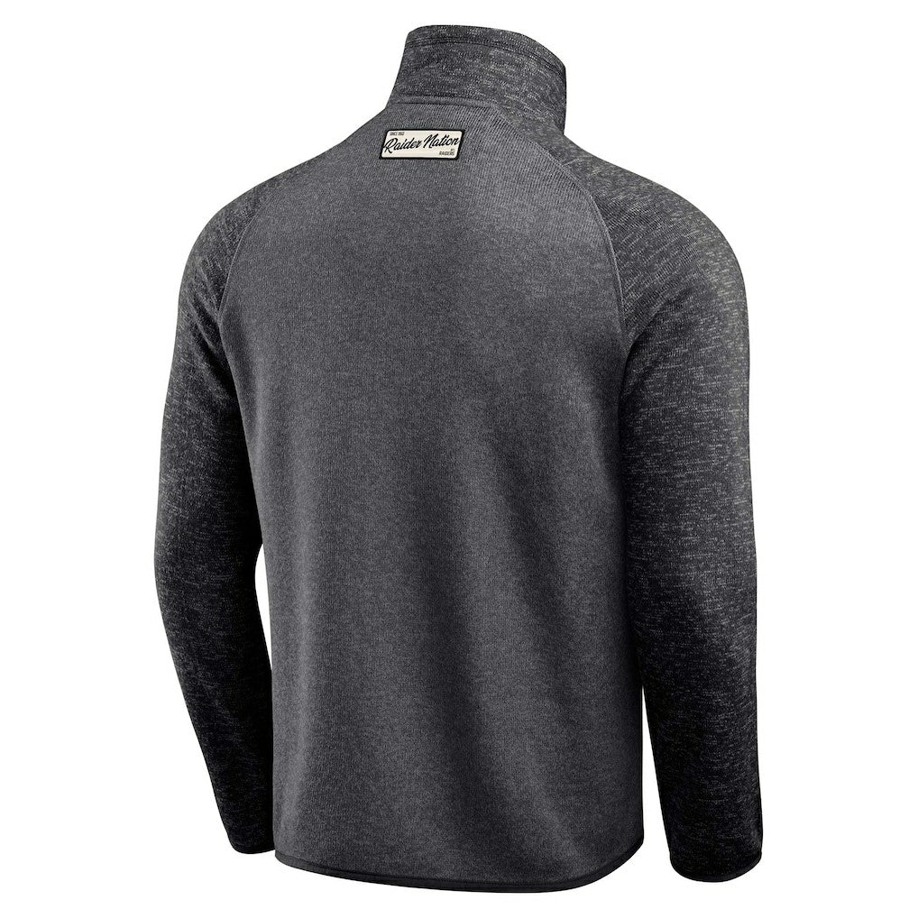Fanatics Las Vegas Raiders Darius Rucker Collection Tonal Quarter-Zip Jacket Black