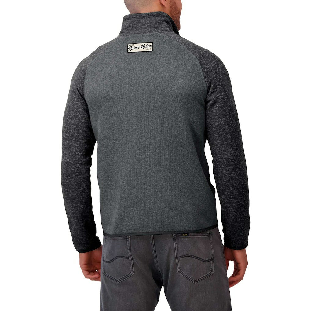 Fanatics Las Vegas Raiders Darius Rucker Collection Tonal Quarter-Zip Jacket Black