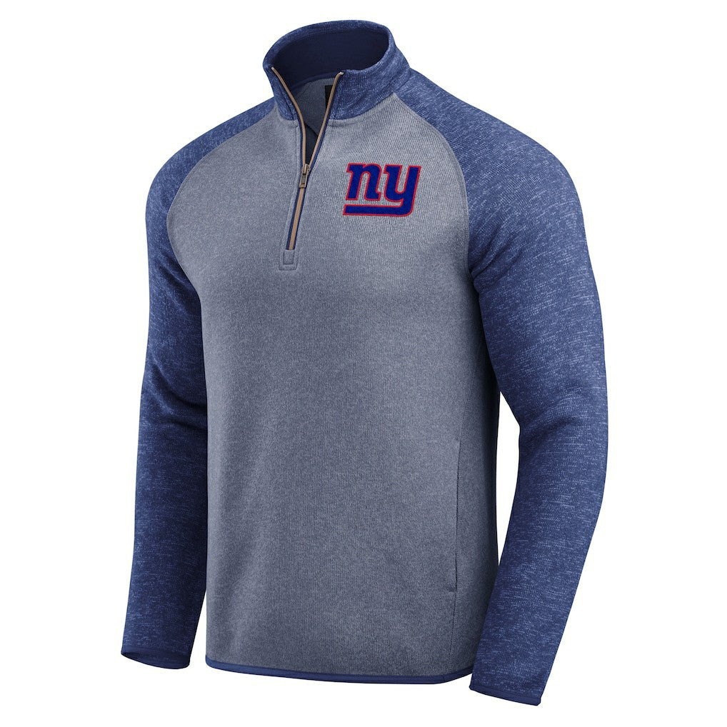 Fanatics New York Giants Darius Rucker Collection Tonal Quarter-Zip Jacket Blue