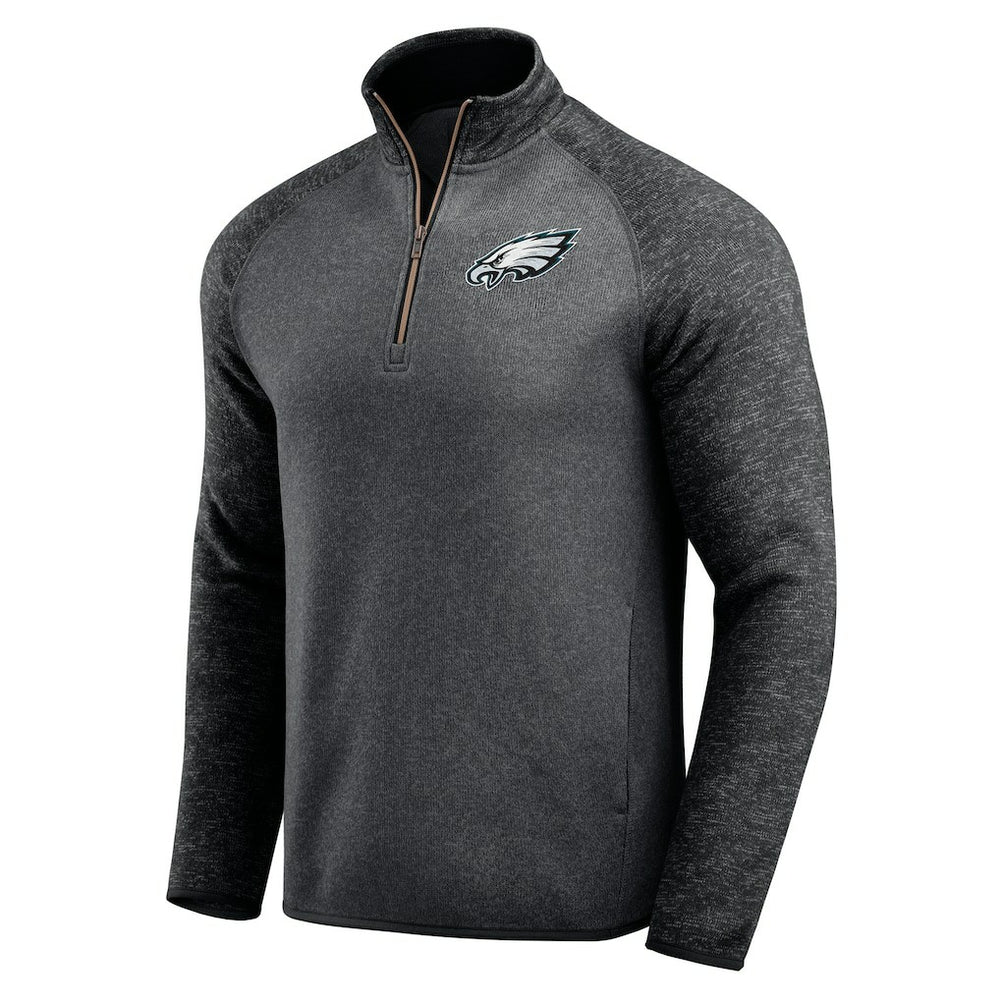 Fanatics Philadelphia Eagles Darius Rucker Collection Tonal Quarter-Zip Jacket Black