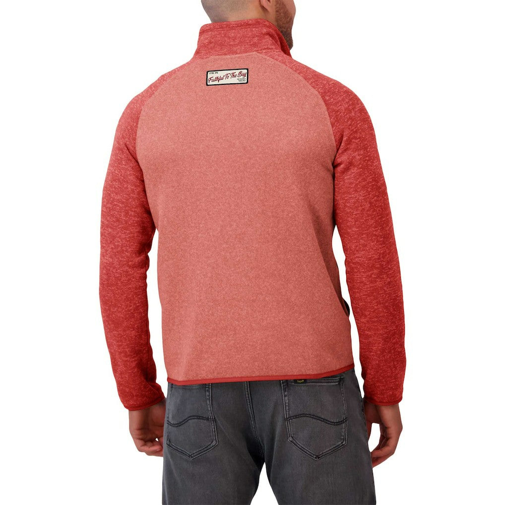 Fanatics San Francisco 49ers Darius Rucker Collection Tonal Quarter-Zip Jacket Scarlet