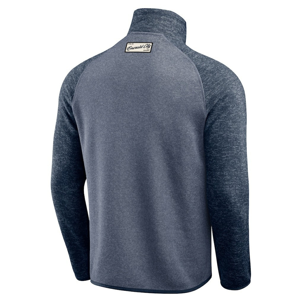 Fanatics Seattle Seahawks Darius Rucker Collection Tonal Quarter-Zip Jacket College Navy