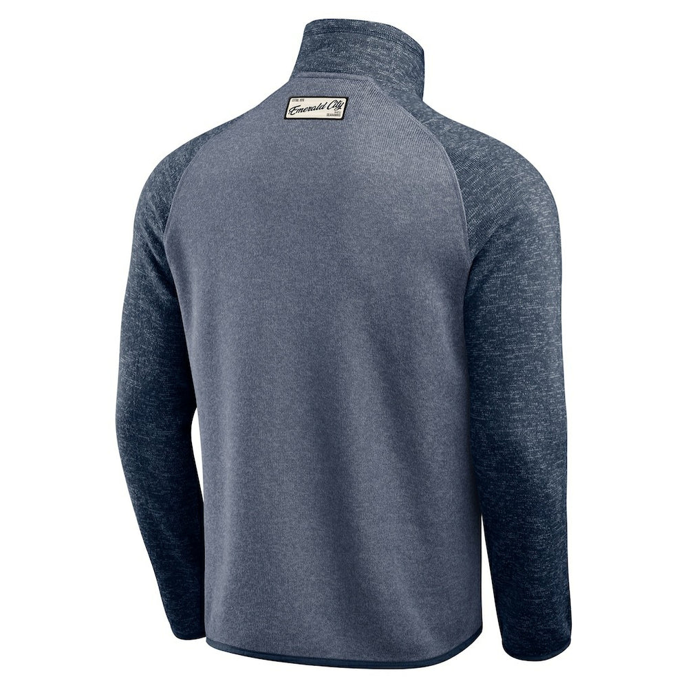 Fanatics Seattle Seahawks Darius Rucker Collection Tonal Quarter-Zip Jacket College Navy