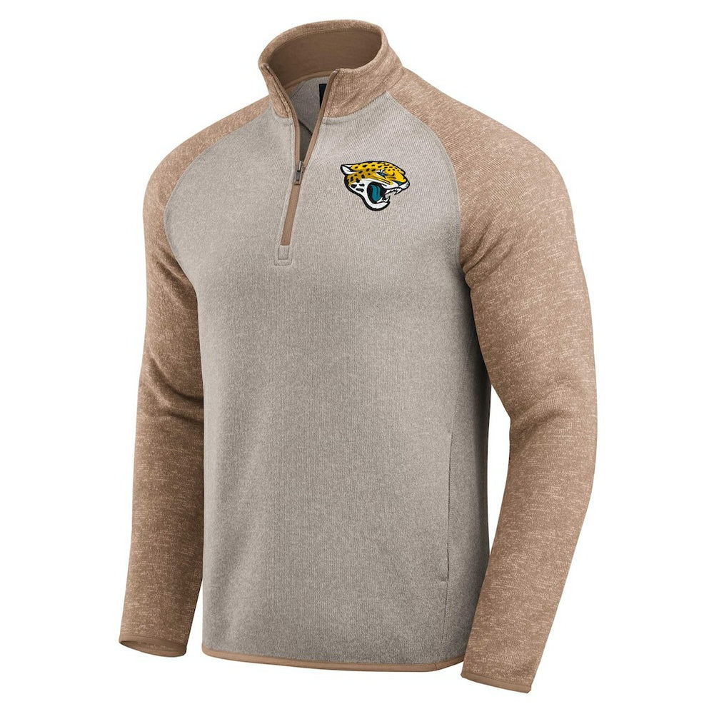 Fanatics Jacksonville Jaguars Darius Rucker Collection Tonal Quarter-Zip Jacket Tan