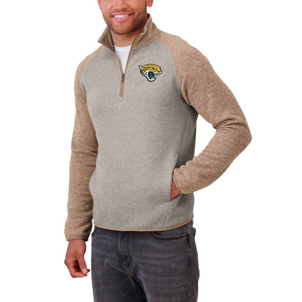 Fanatics Jacksonville Jaguars Darius Rucker Collection Tonal Quarter-Zip Jacket Tan